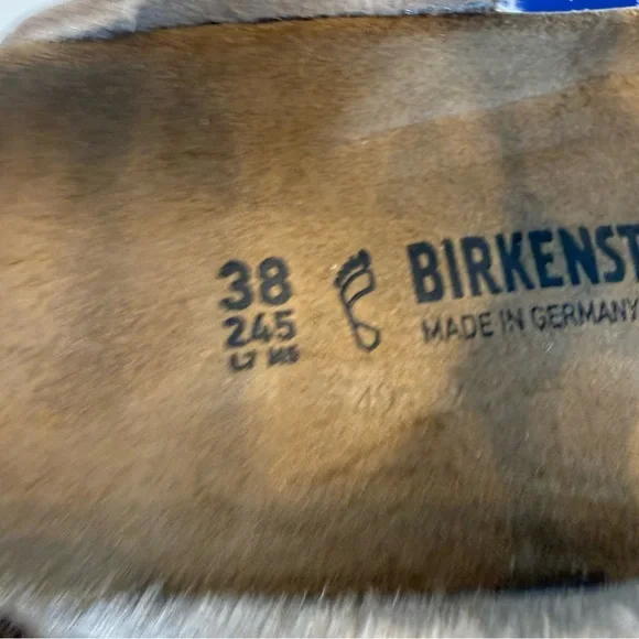 Birkenstock Gizeh BIG Buckle Women’s Sandcastle Nubuck Leather Sz US 7 EU 38 NEW - Picture 6 of 12